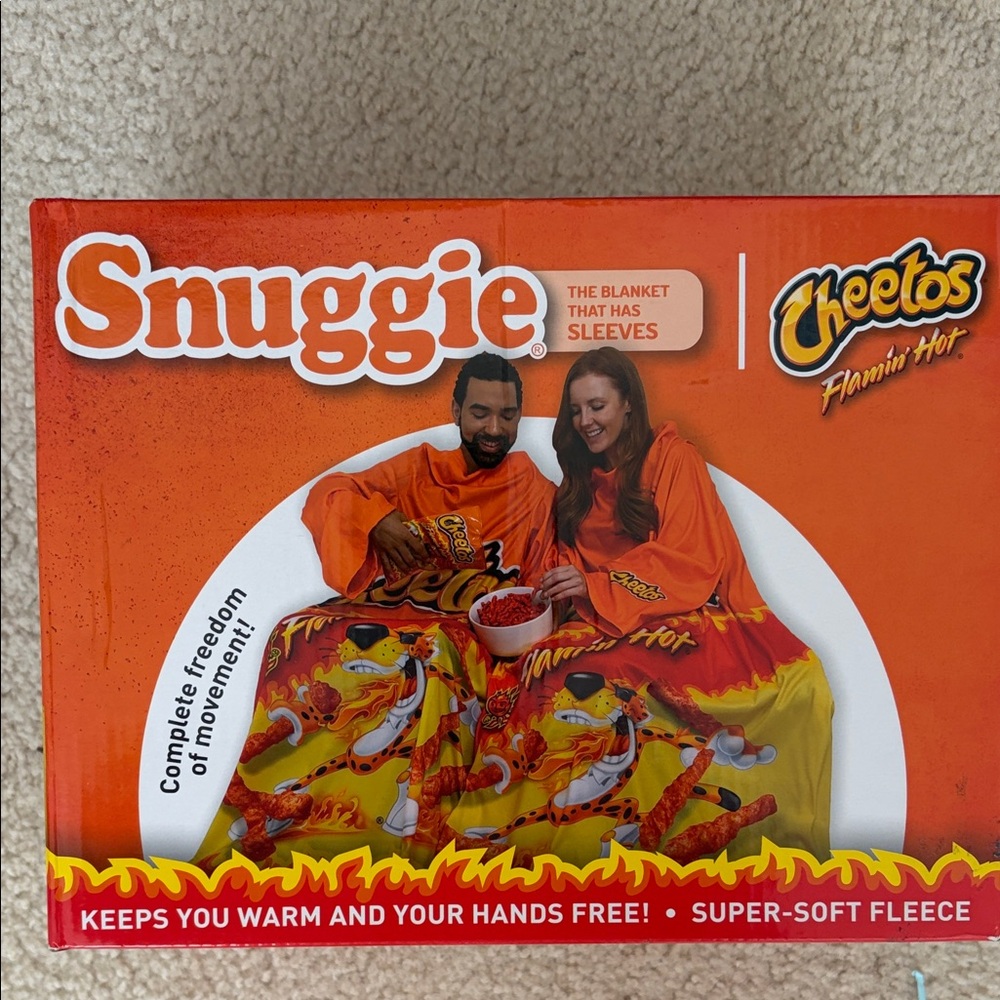 Cheetos Flamin' Hot Fleece Blanket